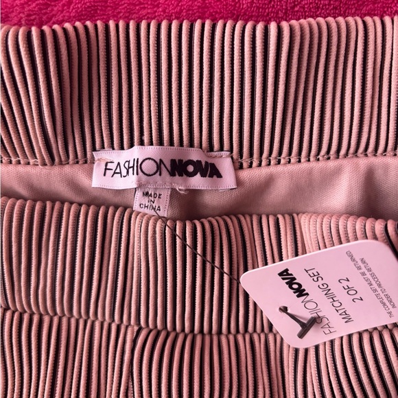 Fashion Nova Stripe Nude Set - Picture 6 of 6